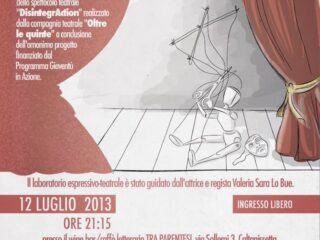 Prima messa in scena spettacolo teatrale  "DisintegrAction"