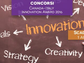 Canada-Italy Innovation Award 2016