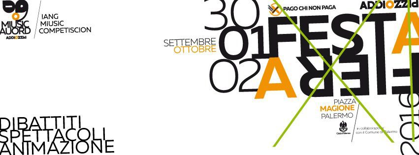 Per Esempio alla XI Festa del consumo critico Addiopizzo!