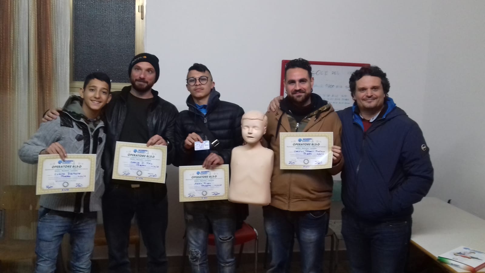 Le forme della lotta alla povertà educativa: con il progetto REACT un corso BLSD per i ragazzi e gli operatori del centro di Borgo Vecchio
