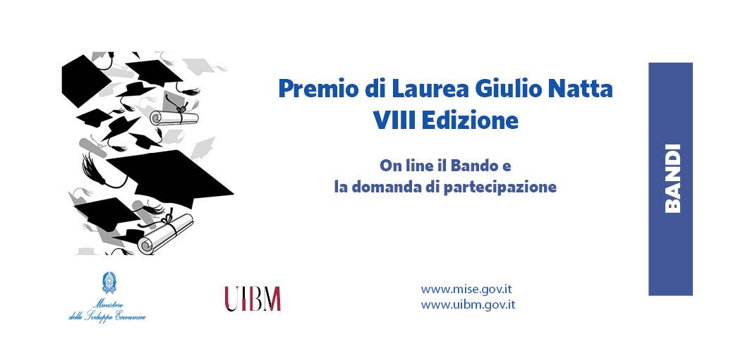 Premio di laurea Giulio Natta sulla innovazione tecnica e scientifica e i brevetti