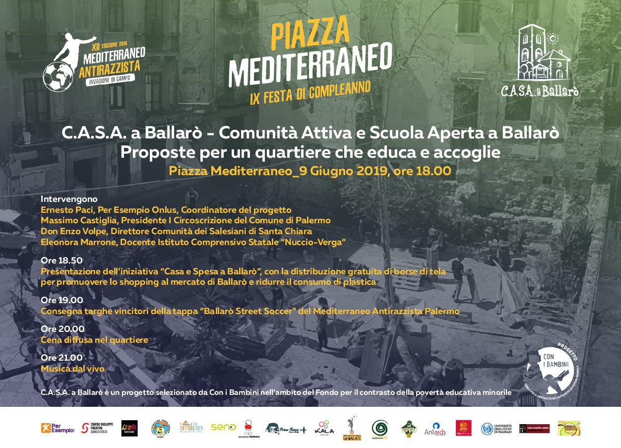 C.A.S.A. a Ballarò si presenta alla città