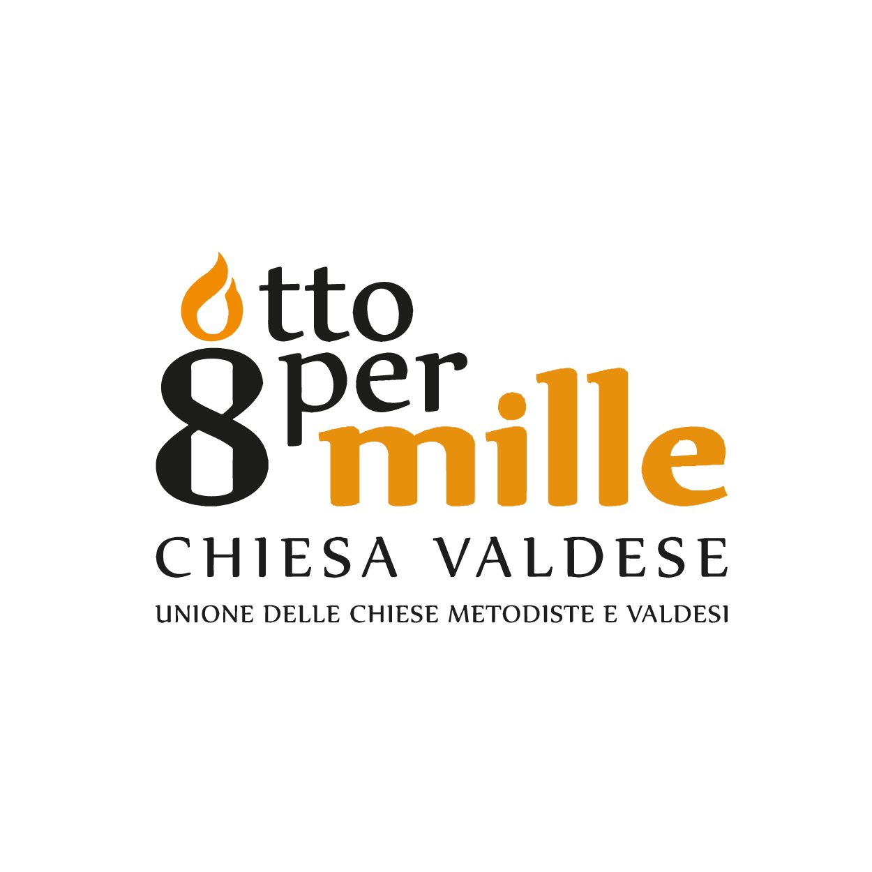 Otto per mille Chiesa Valdese - Sostenitore Logo